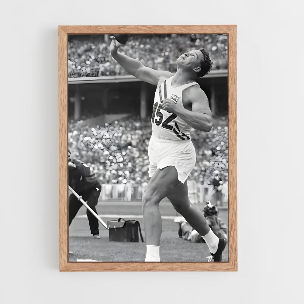Poster Discus de Melbourne – affiche Jeux Olympiques (vue 4)